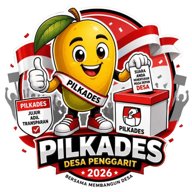 Maskot Mangga Pilkades Desa Penggarit 2026